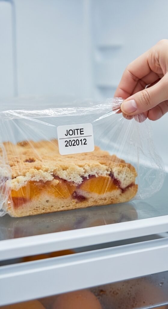 Storing and Reheating Your Peach Cobbler