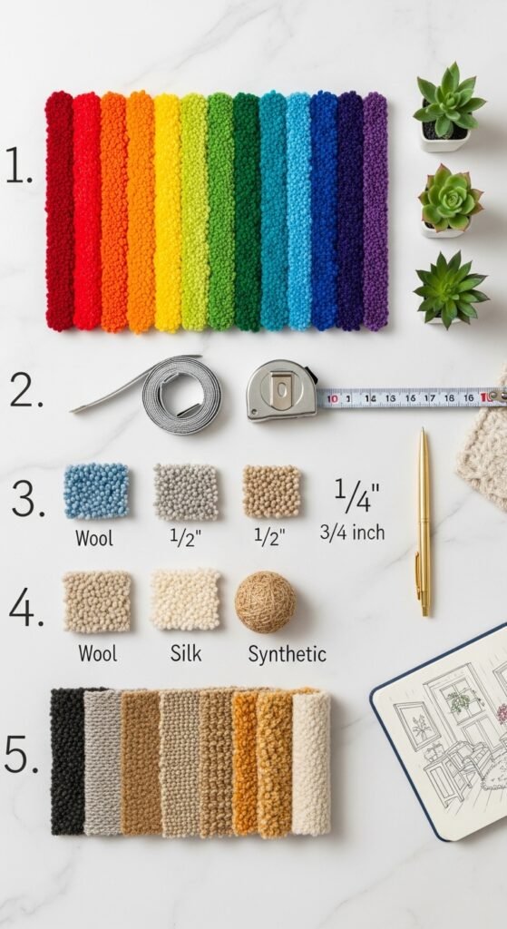 14. The Rainbow Gradient Rug
