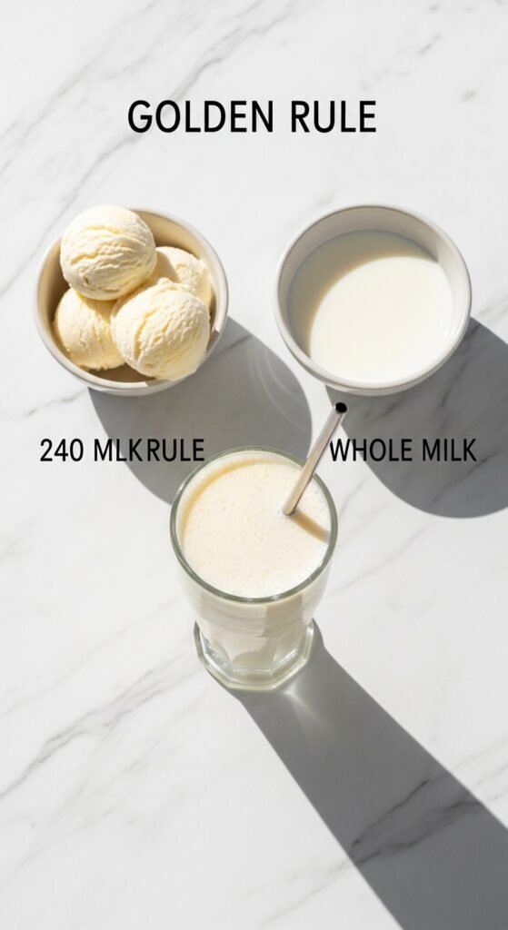 The Golden Rule of Milkshakes