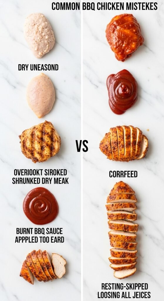 The Common Mistakes That Ruin Baked BBQ Chicken Breast