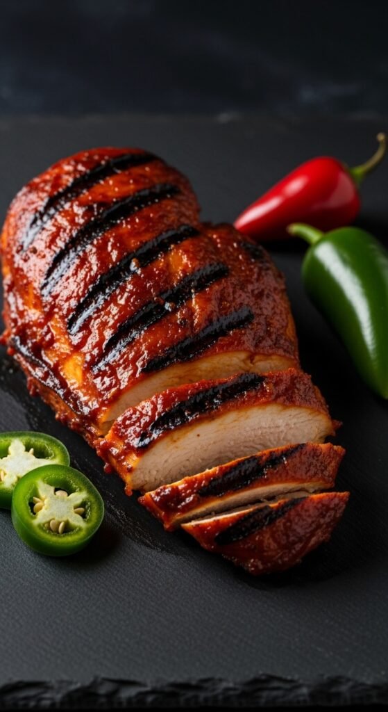 Spicy Mango BBQ Chicken Breast