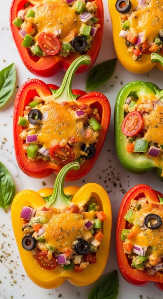 2. Pizza Stuffed Bell Peppers