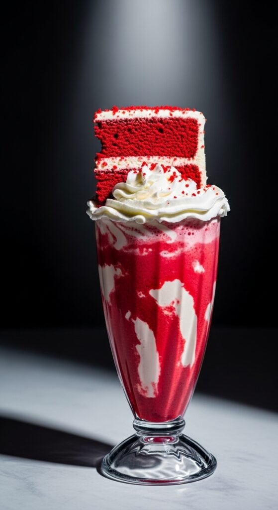 10. Red Velvet Cake Batter Milkshake