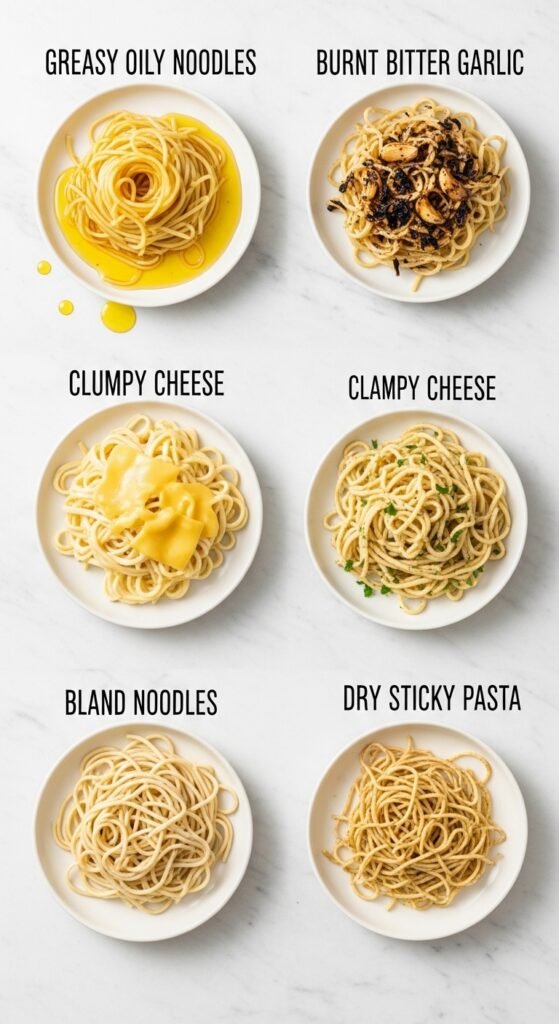 Mistake #2: Bitter, Burnt Garlic