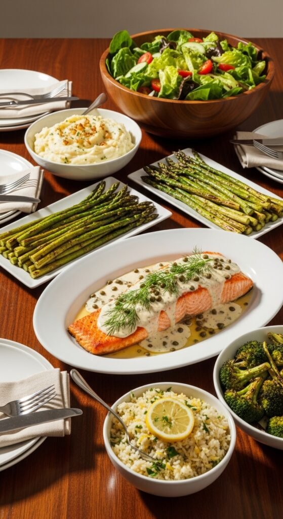 What to Serve with Dill Sauce and Salmon