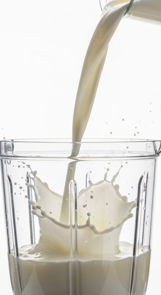3. Milk Goes First