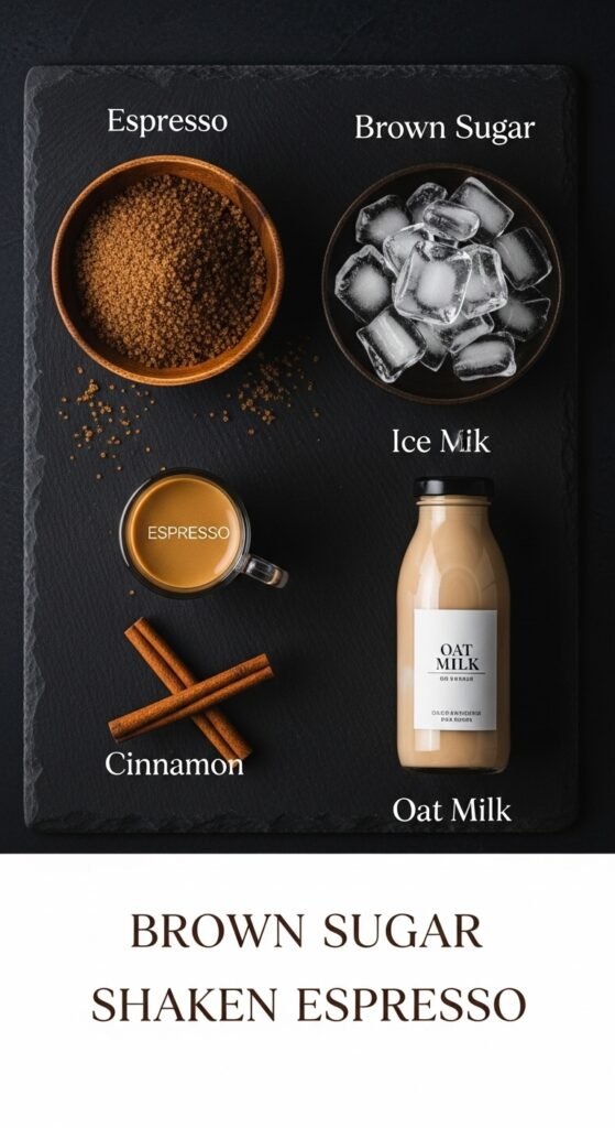 The Essential Ingredients for the Perfect Brown Sugar Shaken Espresso