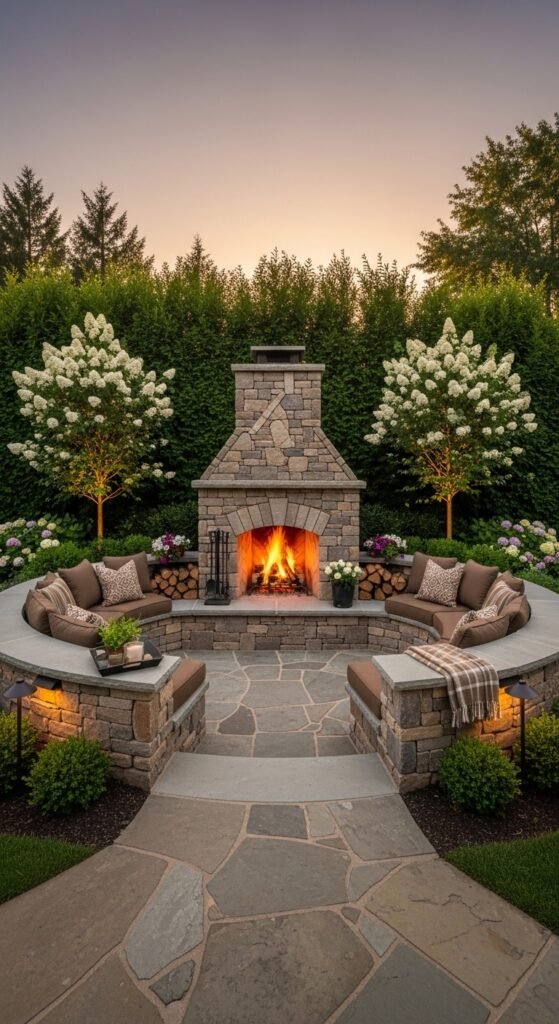 1. The Classic Stone Fireplace