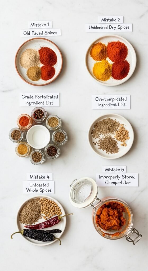 Mistake #1: Using Old Spices