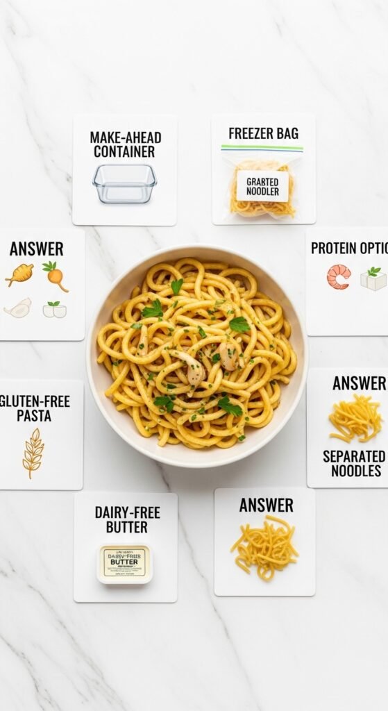 Frequently Asked Questions About Garlic Butter Noodles