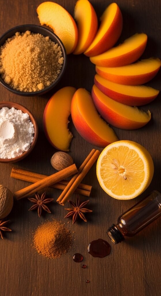 For the Peach Filling: