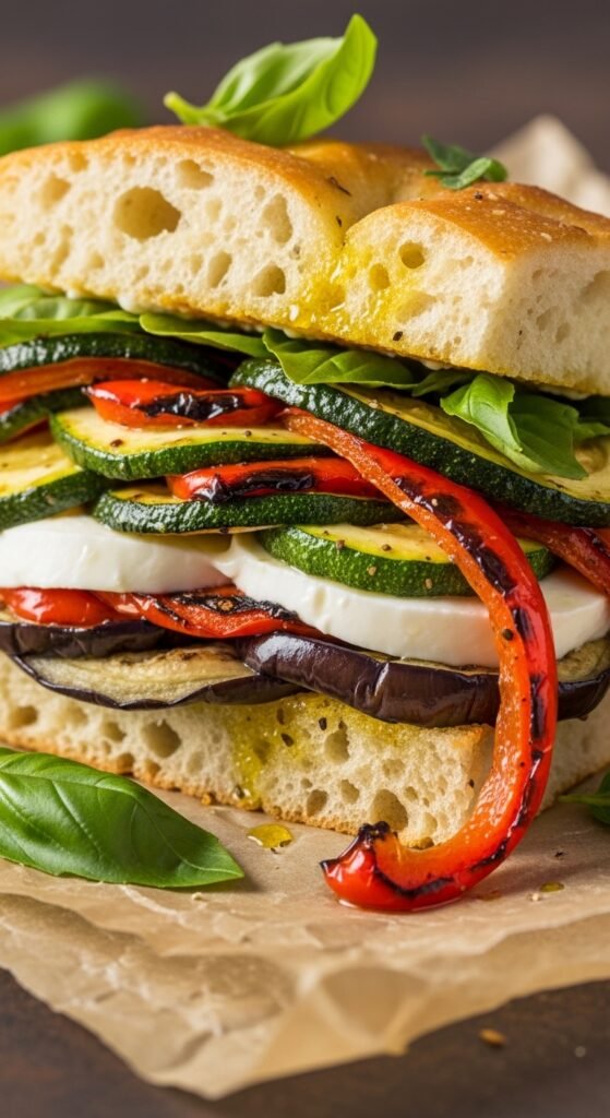 Protein‑Packed Caprese Sandwich