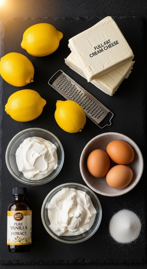 For the Creamy Lemon Filling: