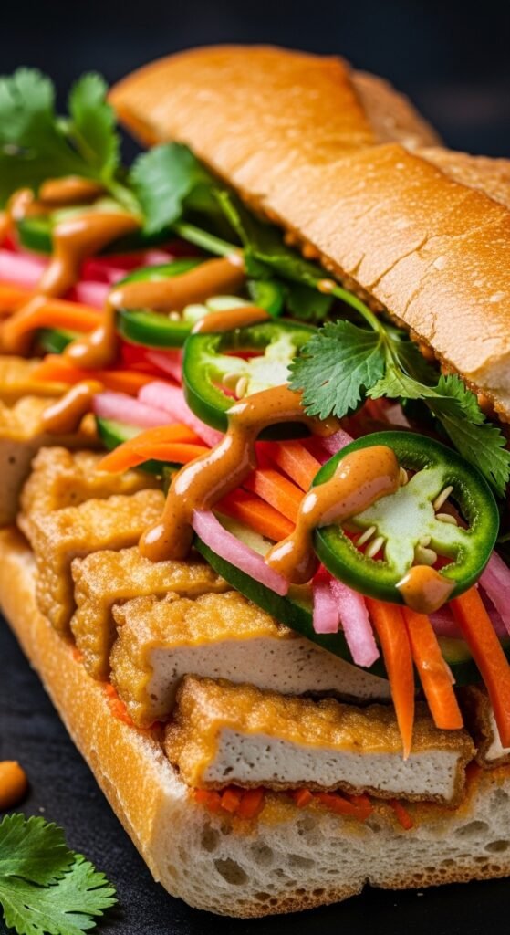 Recipe 4: Spicy Peanut Tofu Banh Mi