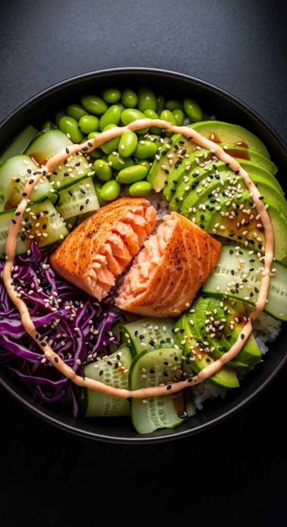 Idea #3: The Sushi-Inspired Salmon Power Bowl