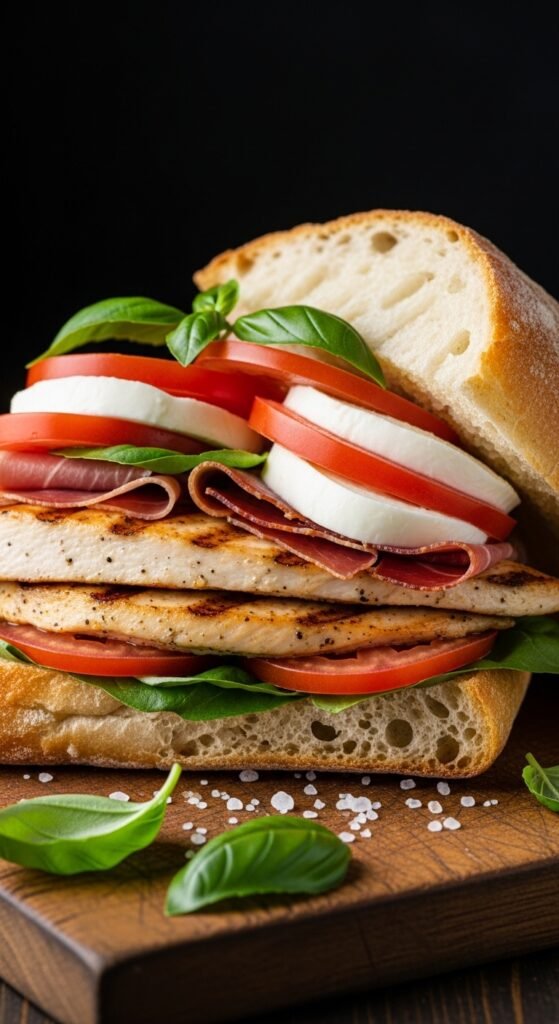 Spicy Caprese Sandwich