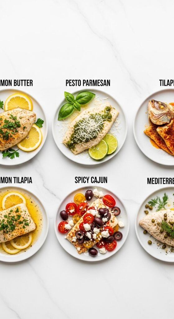 1. The Classic Lemon Butter Baked Talapia