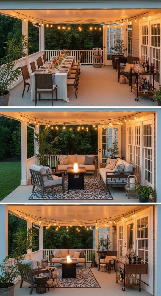 Idea #4: The Multi-Zone Party Patio