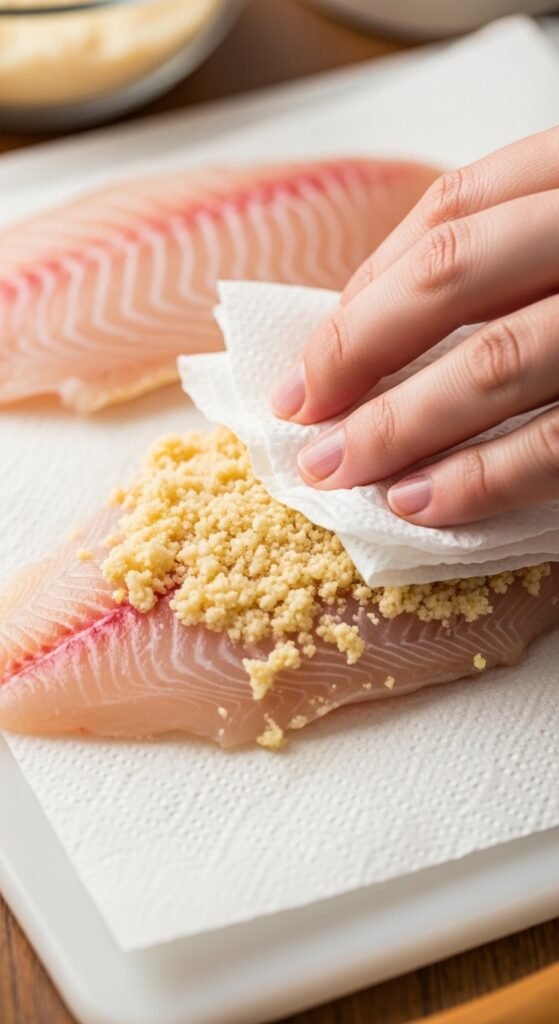 Step 1: The Prep Work (Dry Fish is Happy Fish)
