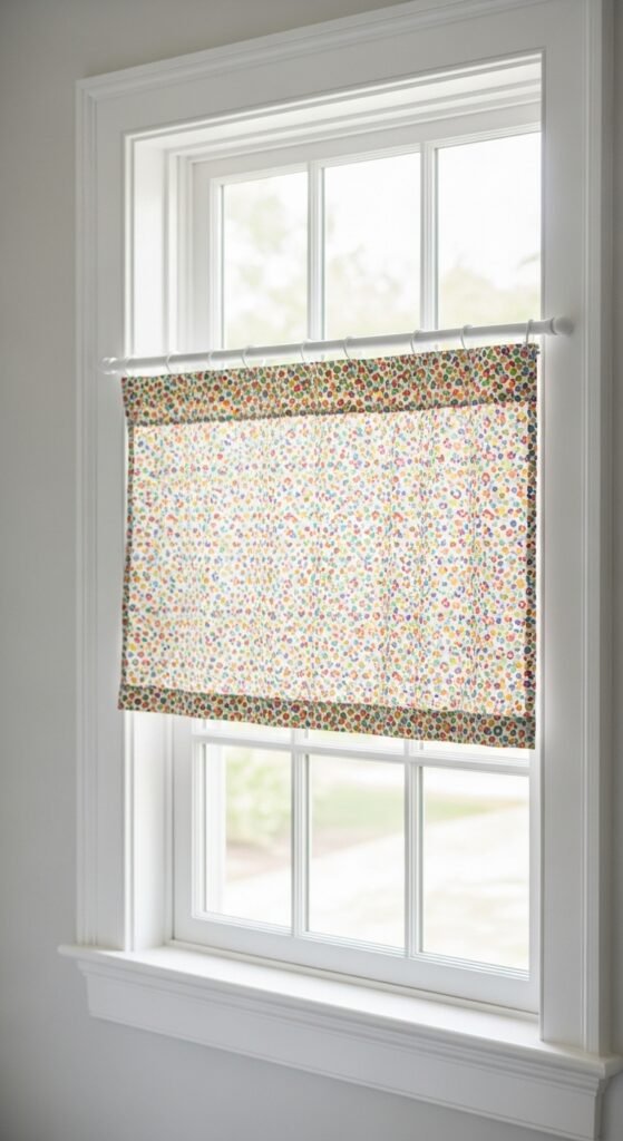 4. Bamboo Roman Shades