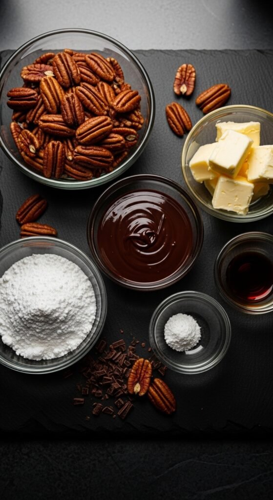 For the Chocolate Pecan Frosting: