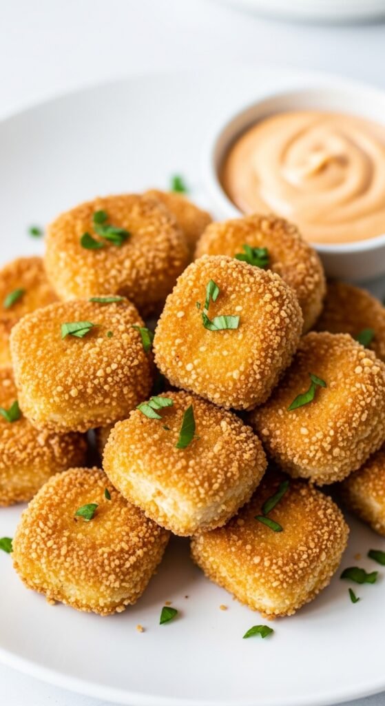 4. Crispy Baked Tofu Nuggets