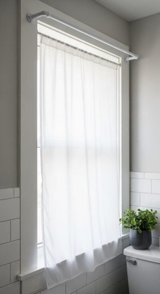 5. Polyester Café Curtains