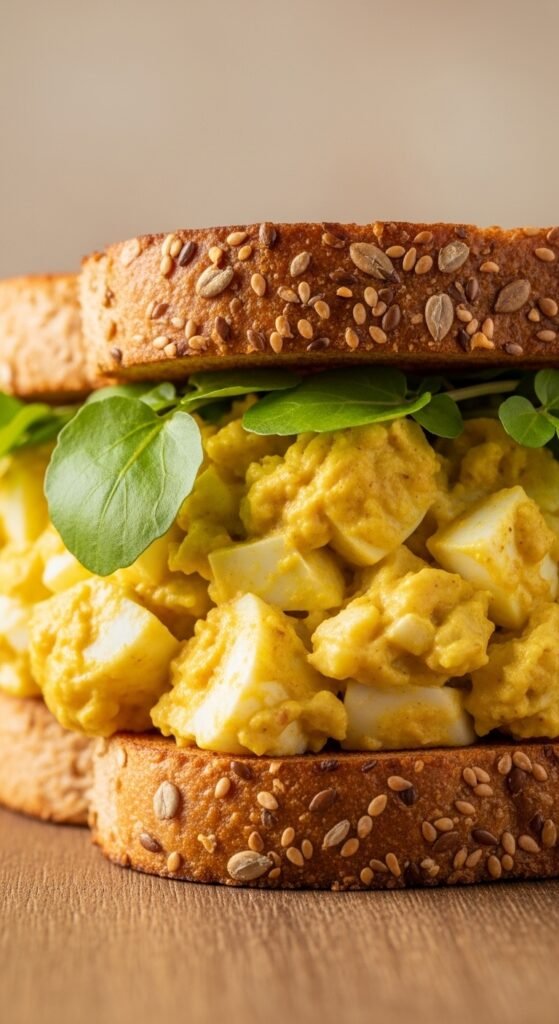 Recipe 6: Curried Egg Salad Sandwich