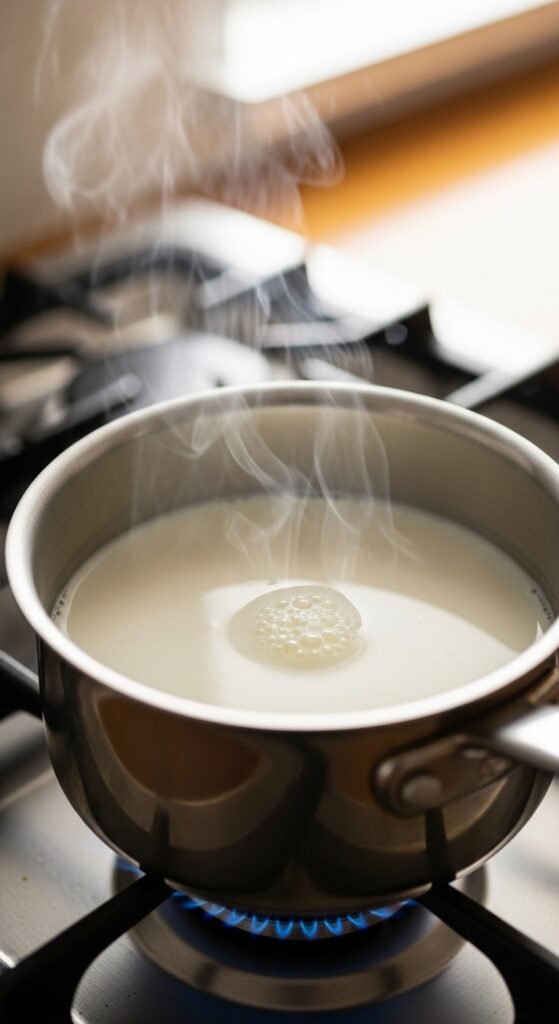Step 1: Warm the Milk (This Prevents Lumps)
