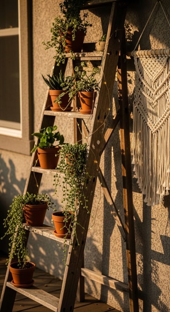 5. Floating Corner Shelves