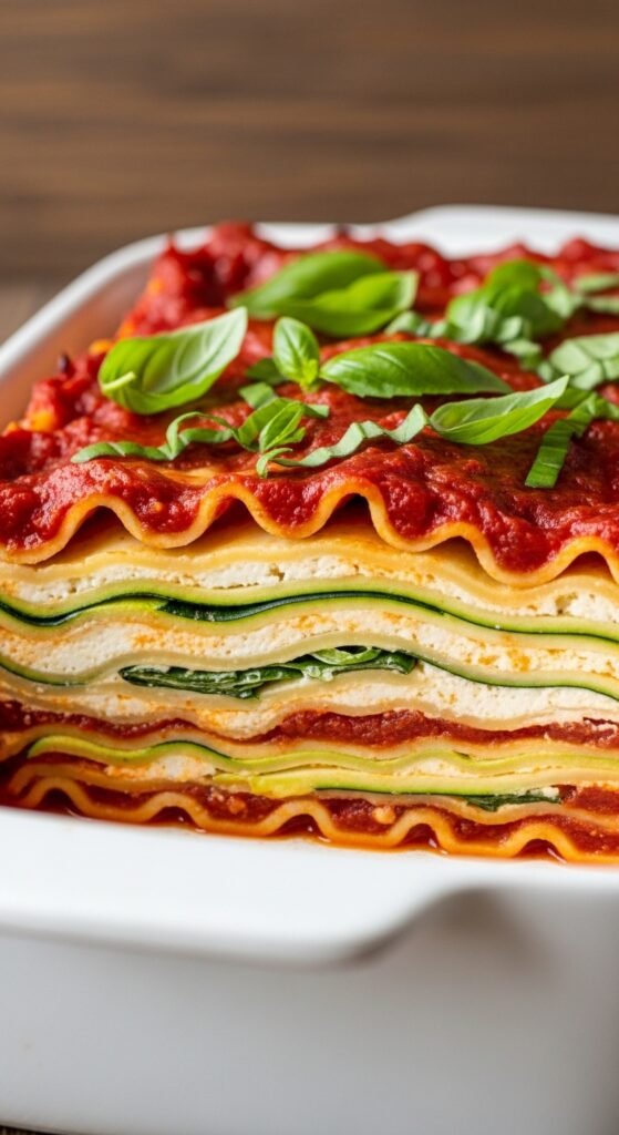 7. Zucchini Lasagna (Low Carb)