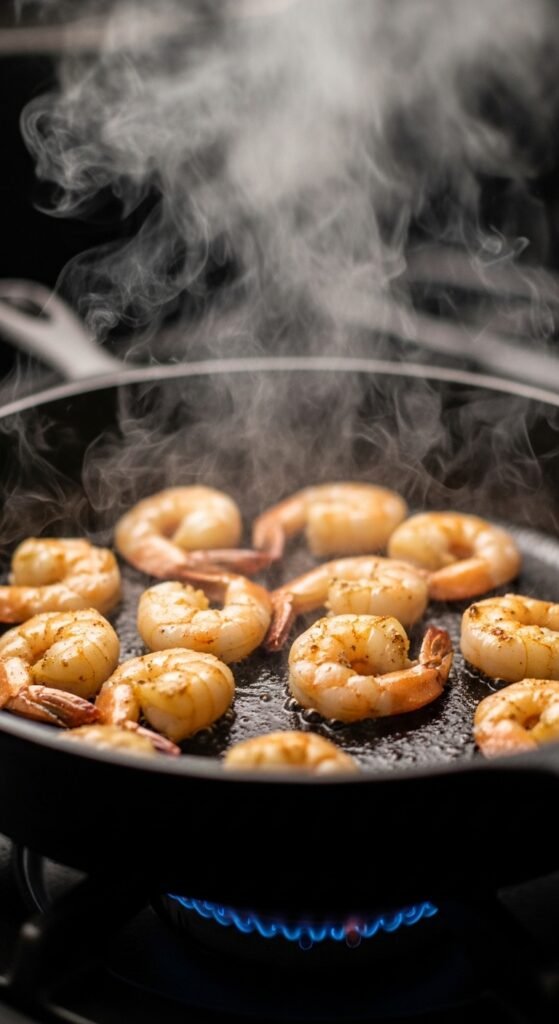 Action_shot_of_shrimp_sizzling