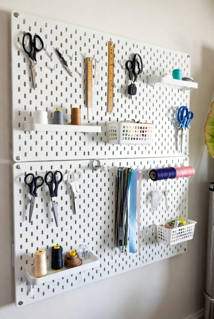 Idea #11: Add Magnetic Strips for Metal Tool Storage