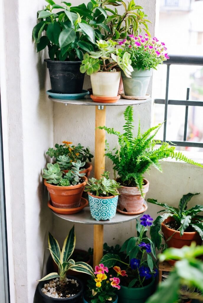 Idea #12: Build a Tiered Plant Stand