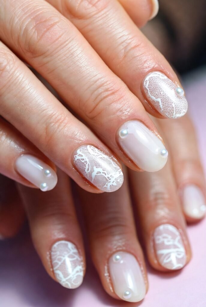 Pearl and Lace Combination