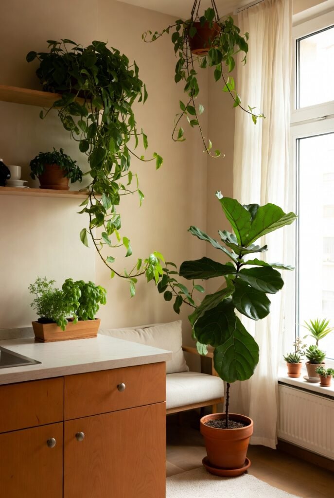 7. Bring Life With Greenery and Plants