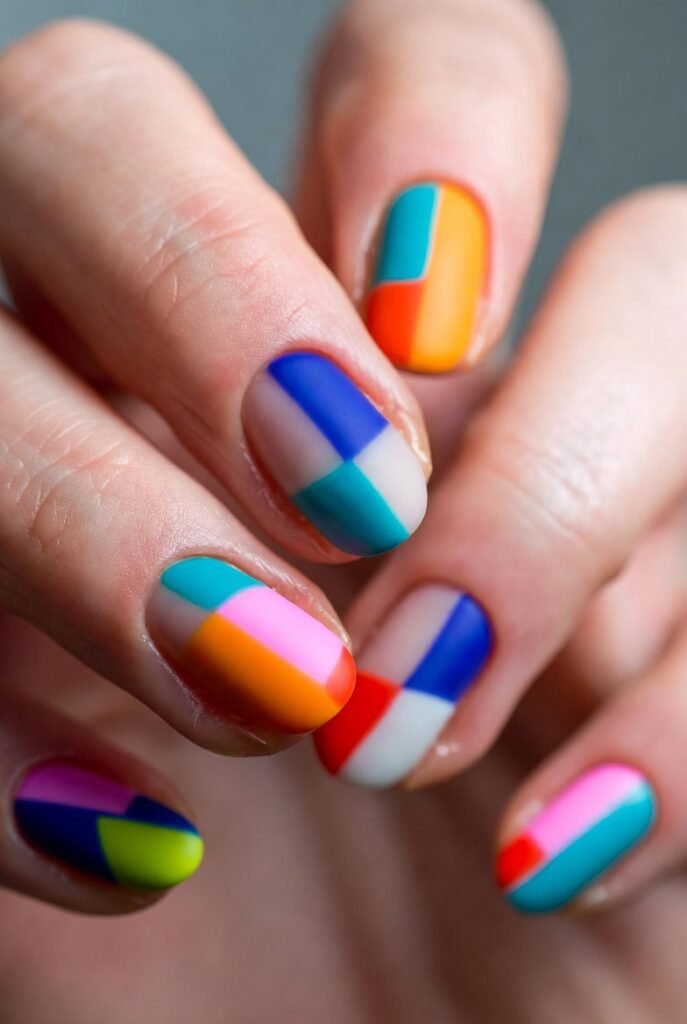 Asymmetric Color Blocks