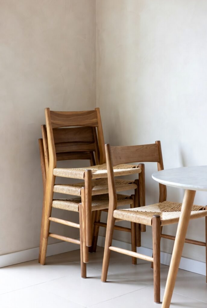 10. The Slat Back Wood Chair