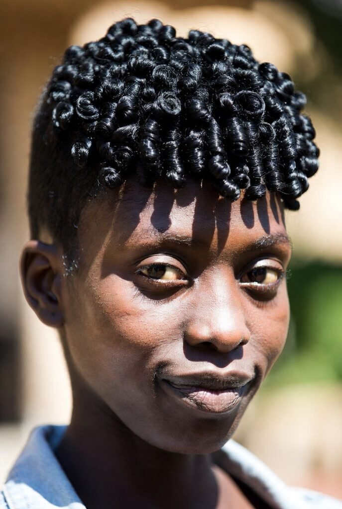 11. Choppy Layered Bixie with Baby Hairs