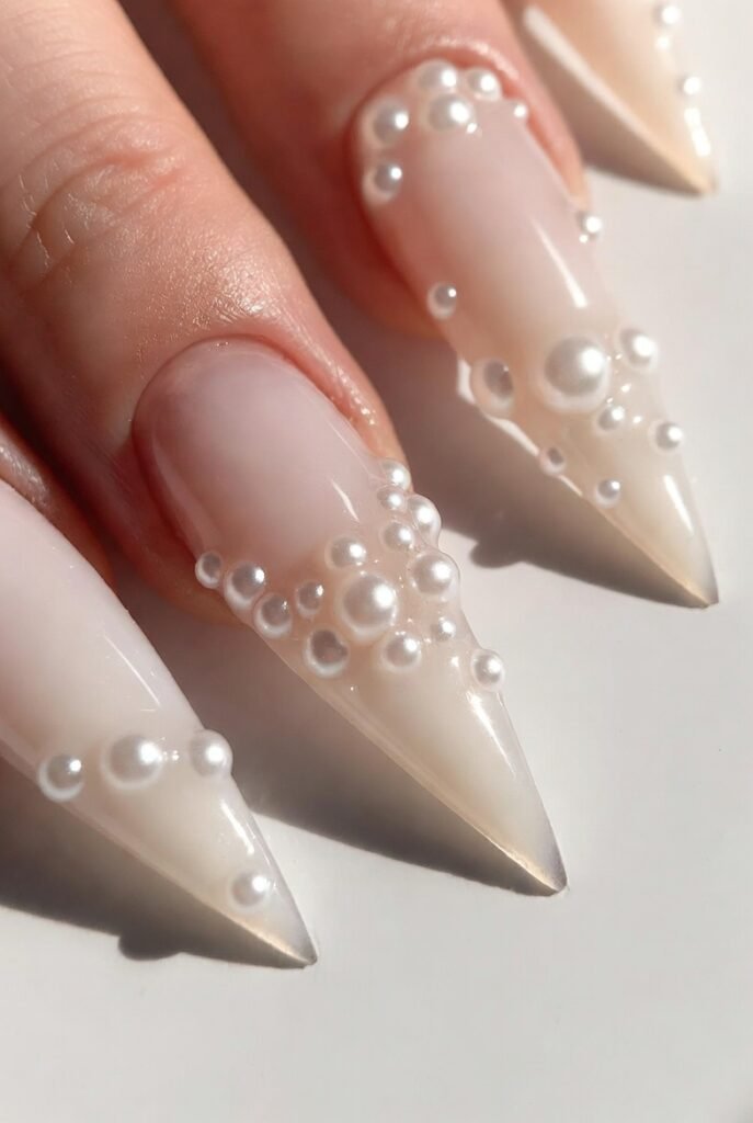 Pearl Embellished Points