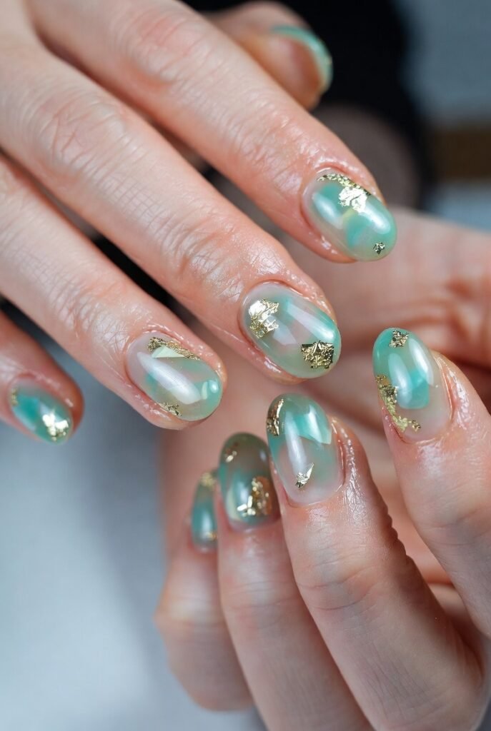 Glossy Strawberry Jam Jelly Nails