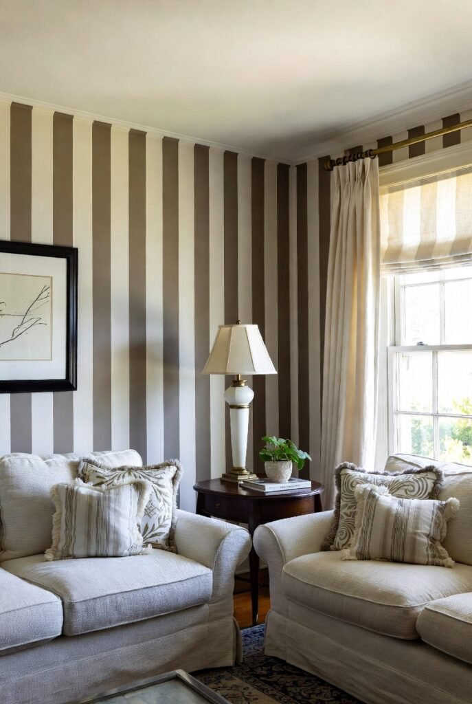 Design #13: Vertical Stripes (The Ceiling Lifter)