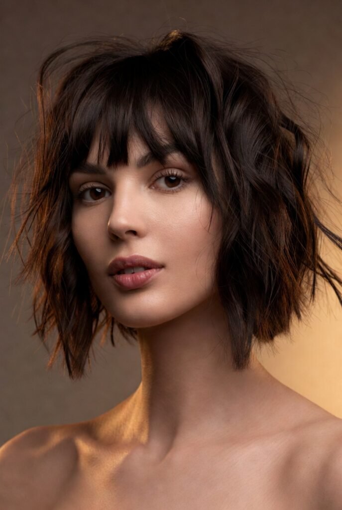 The Classic Wavy Lob with Face-Framing Layers