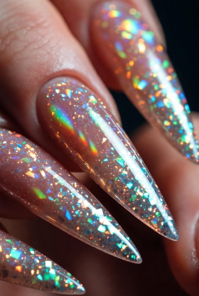 Holographic Glitter Fade