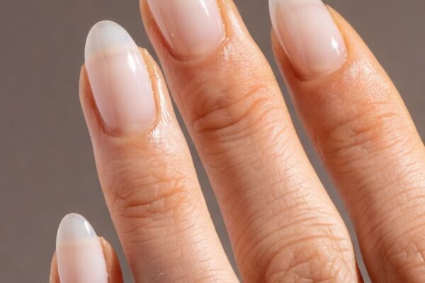 A beautifully curated collection of 12 elegant nude nail ideas featuring perfectly manicured hands showcasing effortless shades from sheer milky white and rosy beige to deep taupe mocha and rich caramel latte with finishes ranging from glossy glass coat and soft ombré gradients to minimalist negative space art and contrast matte French tips for the ultimate everyday manicure elegance.