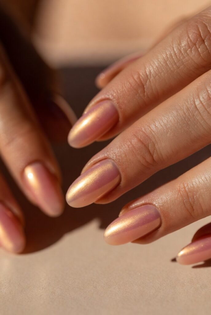 Peach Pink Sheer: Warmth for Olive and Gold Tones