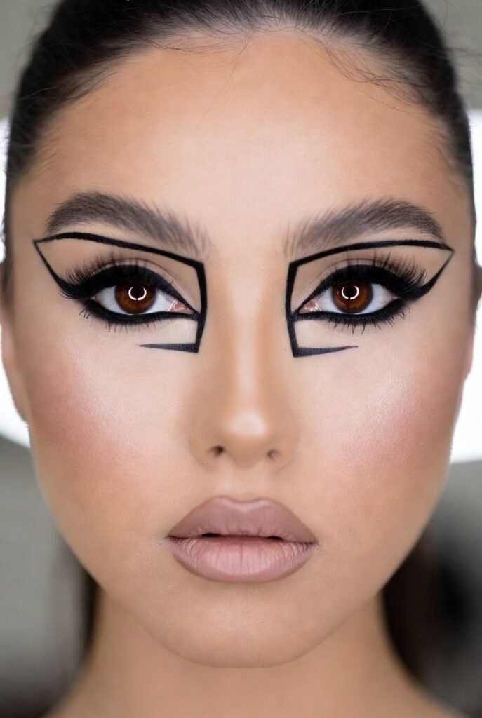 8. Dark Feminine Negative Space Liner