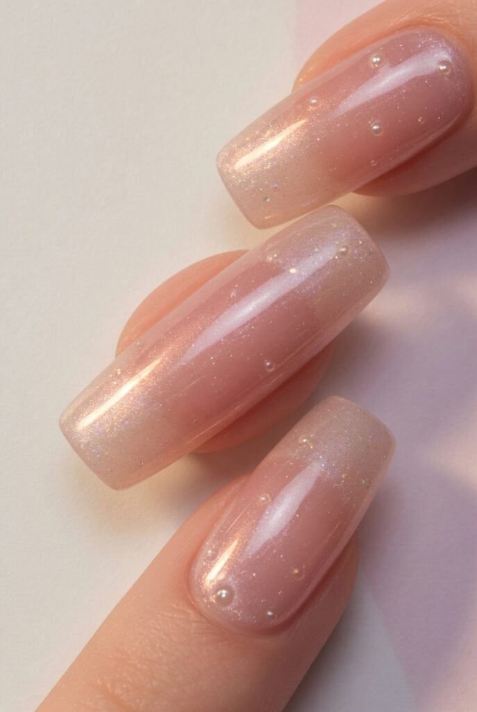 Iced Pink Champagne: Shimmer Without Glitter