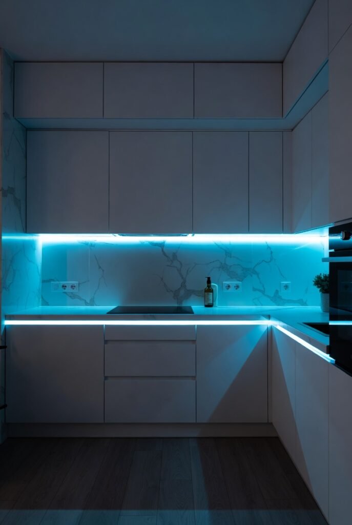 5. Smart Under-Cabinet Lighting