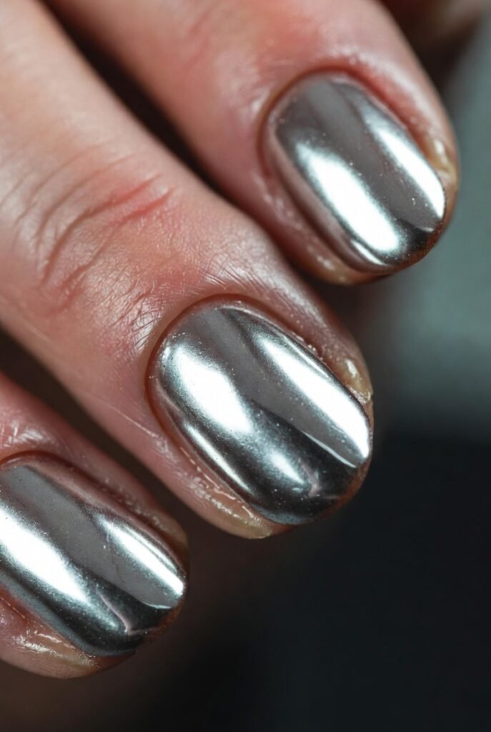 Chrome Silver for Futuristic, Mirror-Like Impact